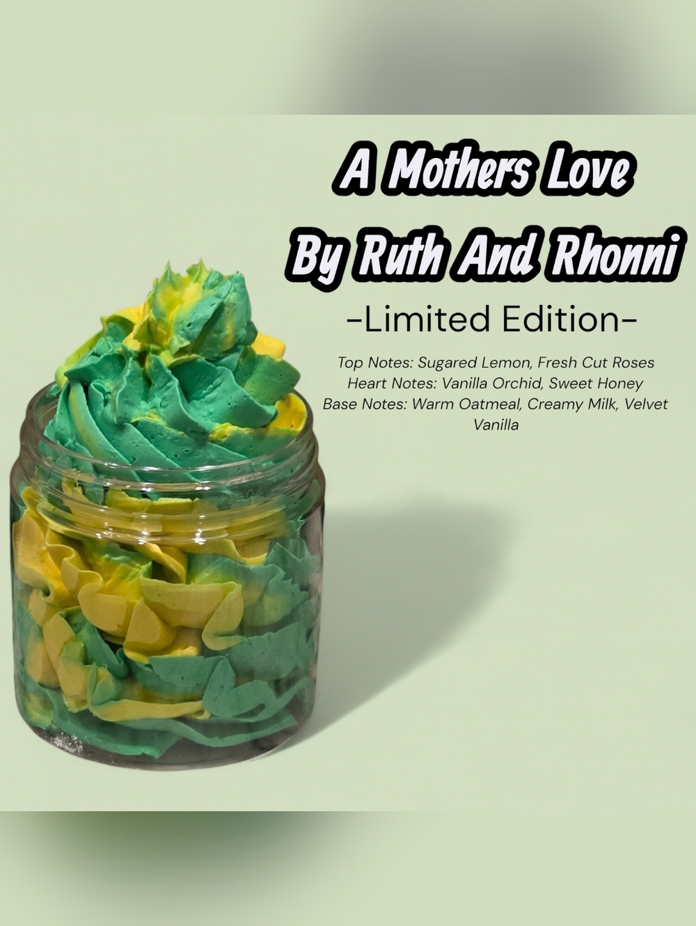 4oz- Whipped Shaving Soap- A Mother's Love by Ruth & Rhonni